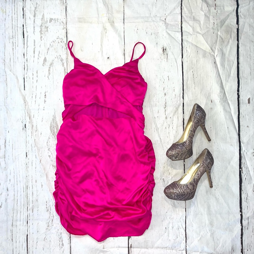 Wild Fable Hot Pink Bodycon Dress Size M